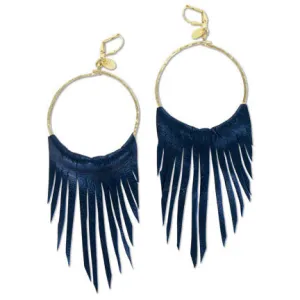 Angel Navy Earrings