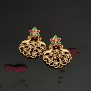 Antique Chand Earring With Gold Plating 0019