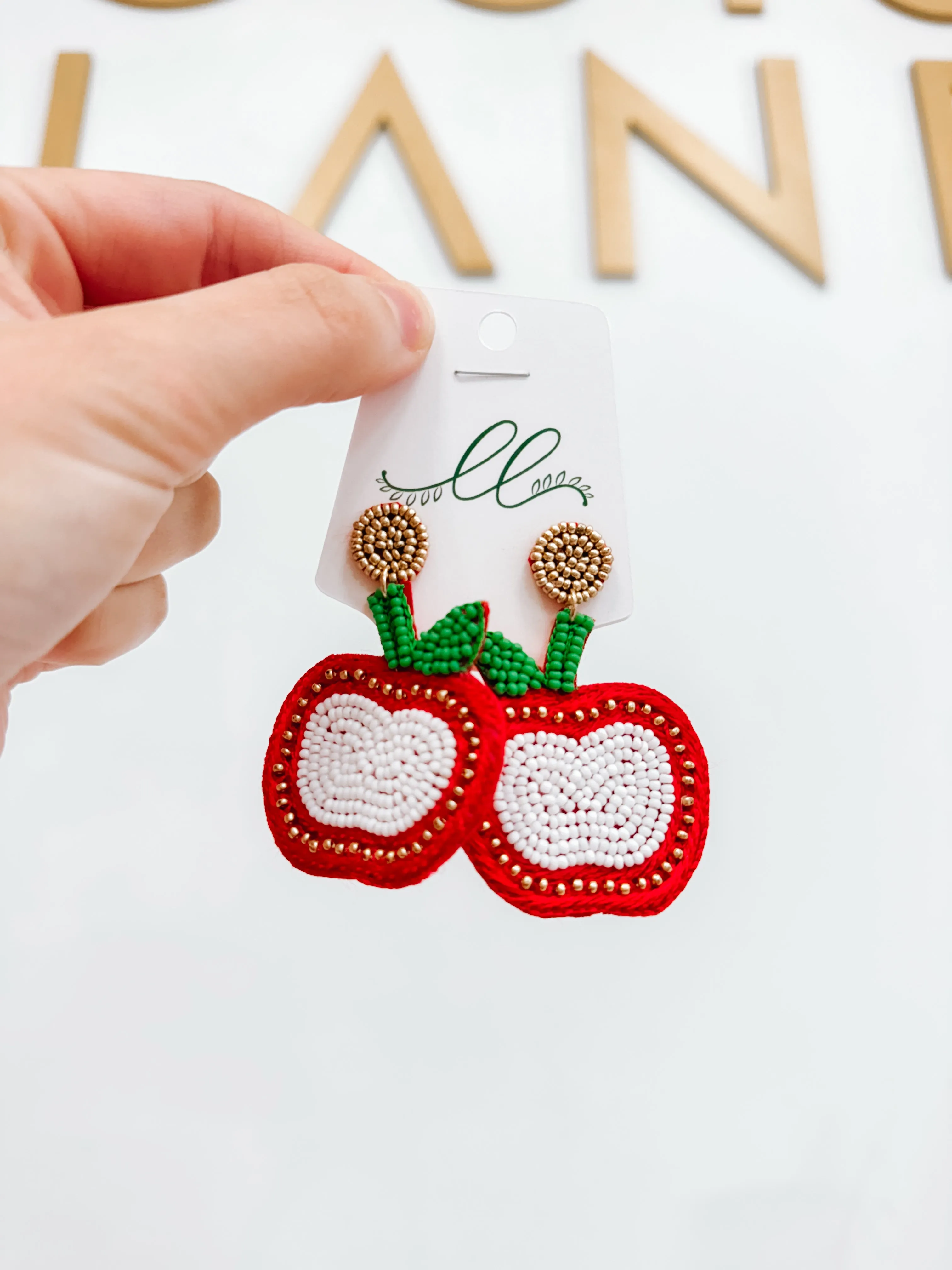 Apple Earrings