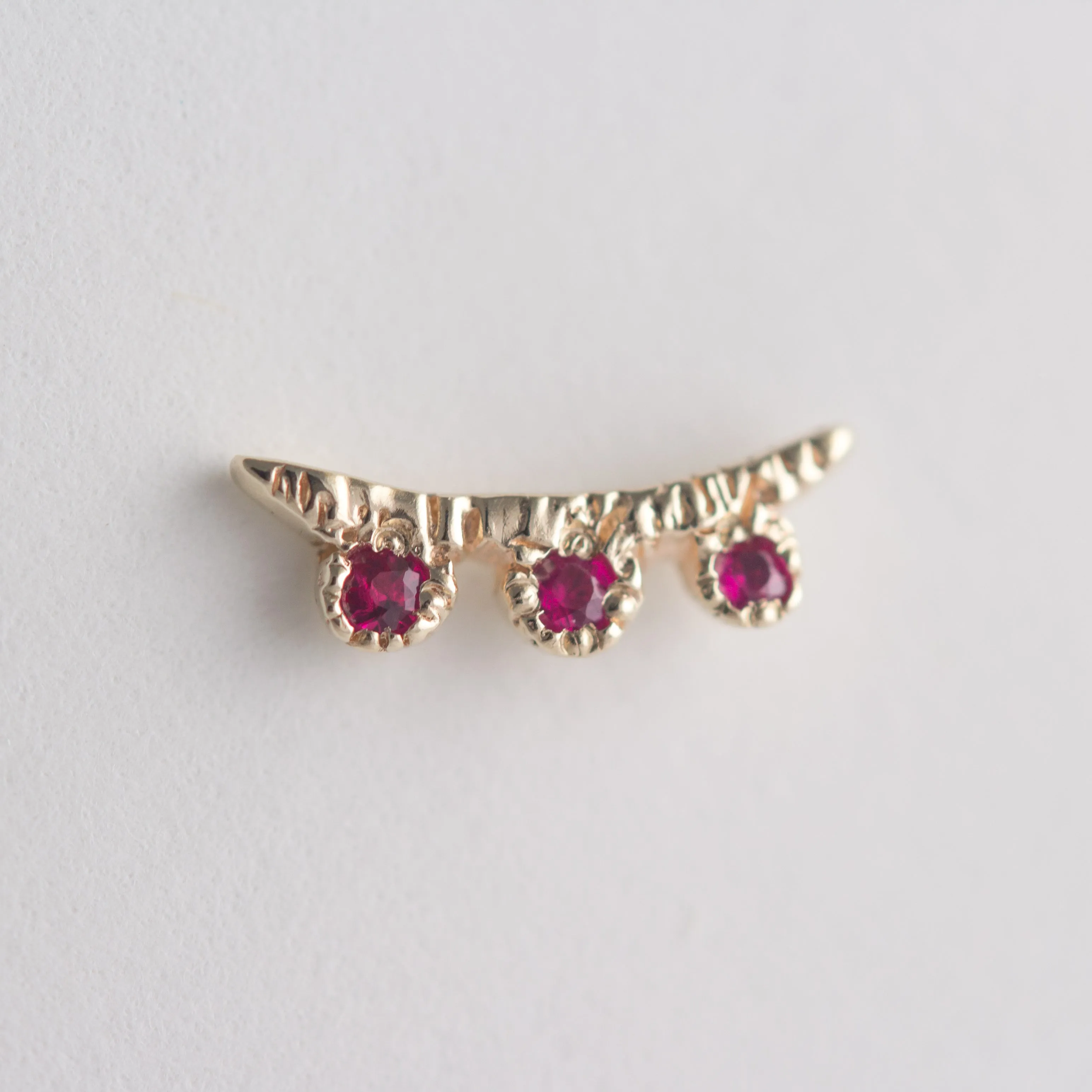 Arco Ruby Earrings