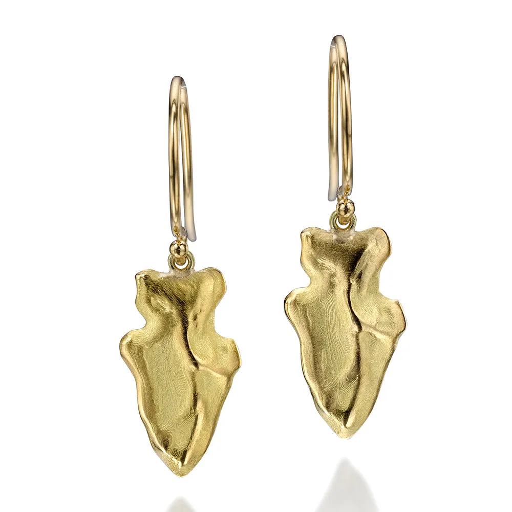 Arrowhead Drop Earrings