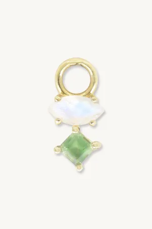 Astrid Marquise Apatite Gold Charm