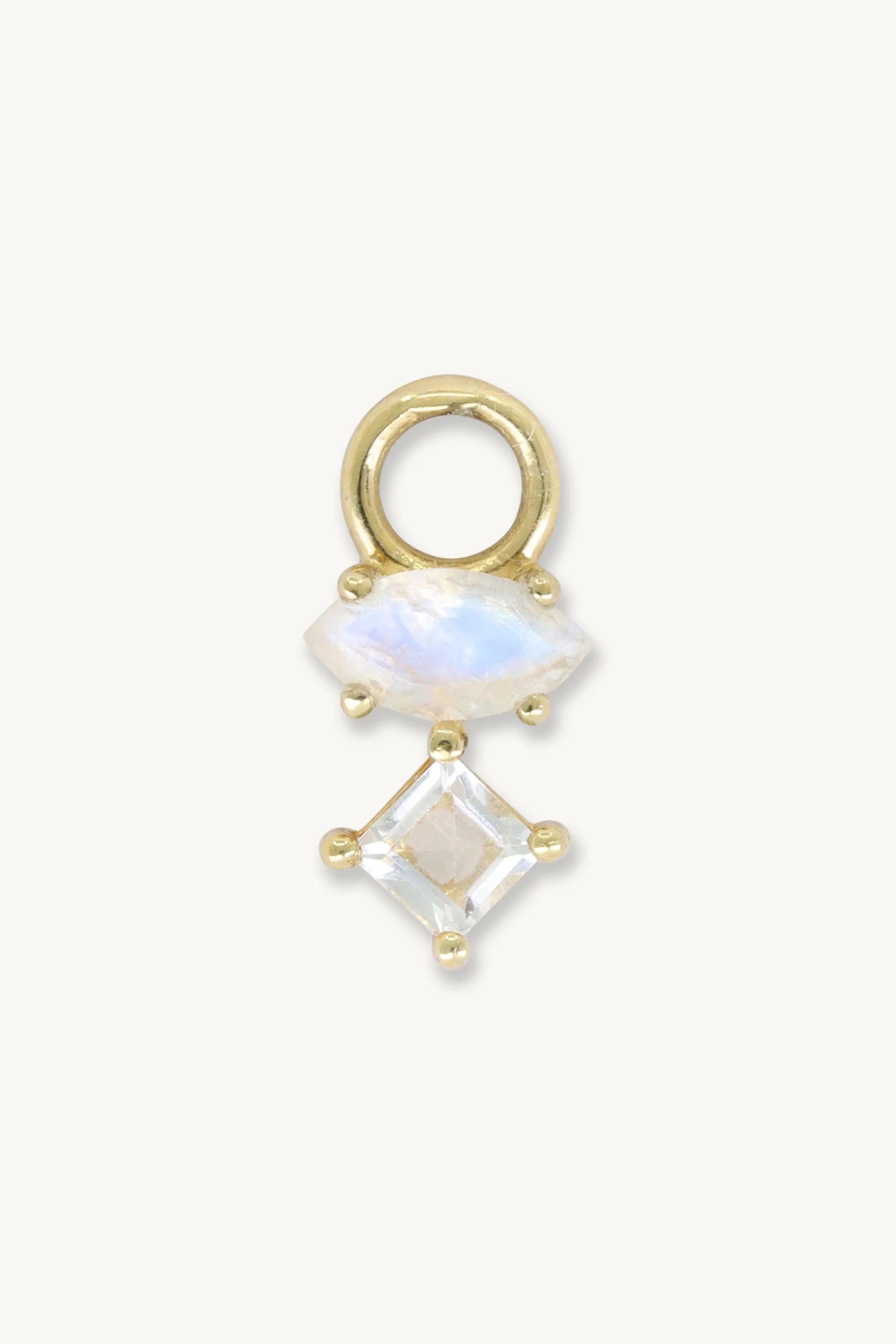 Astrid Marquise Moonstone Gold Charm
