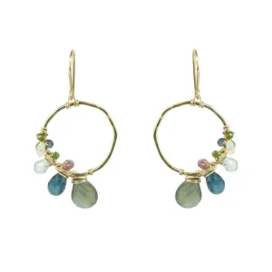 Asymmetrical Wrap Hoop Earring