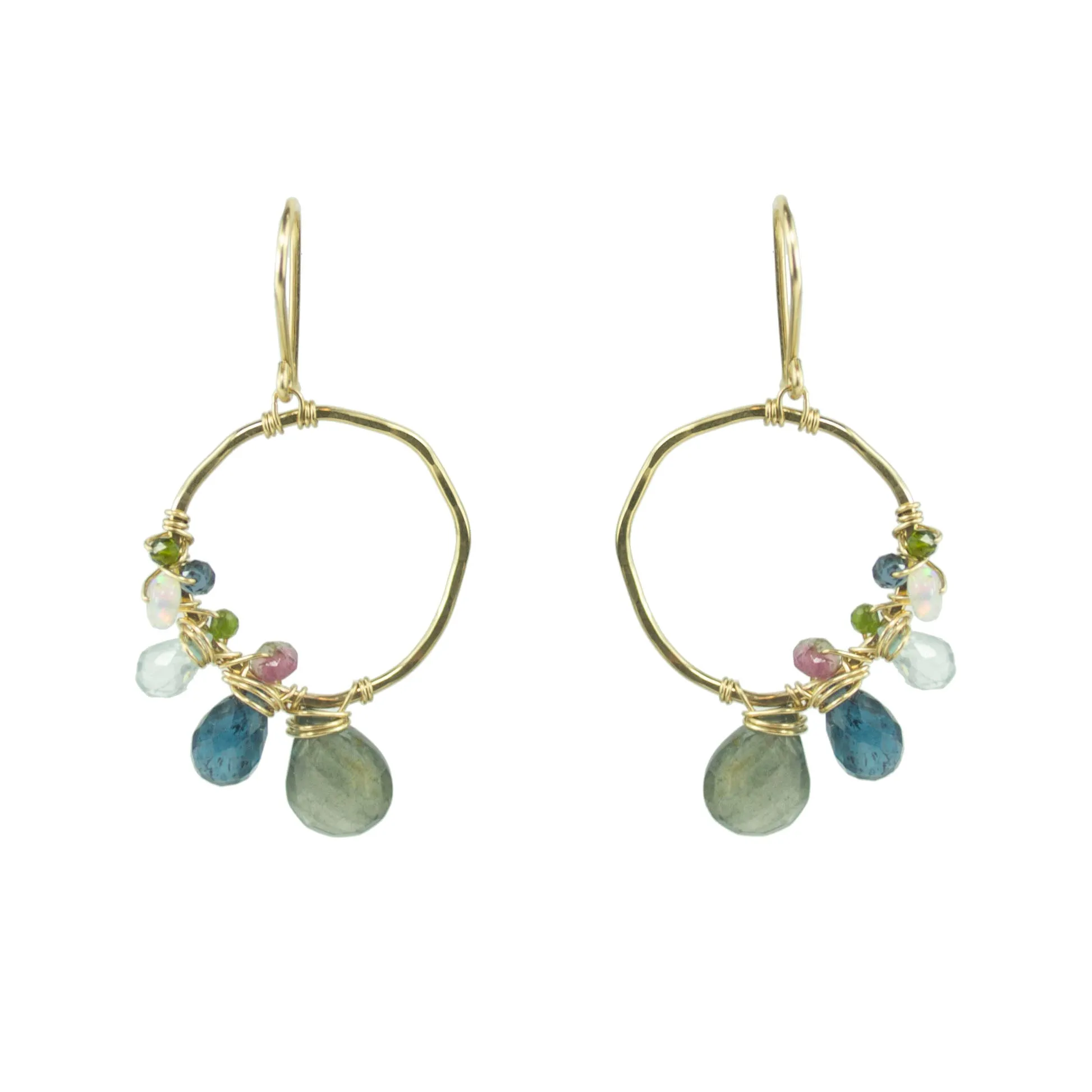 Asymmetrical Wrap Hoop Earring