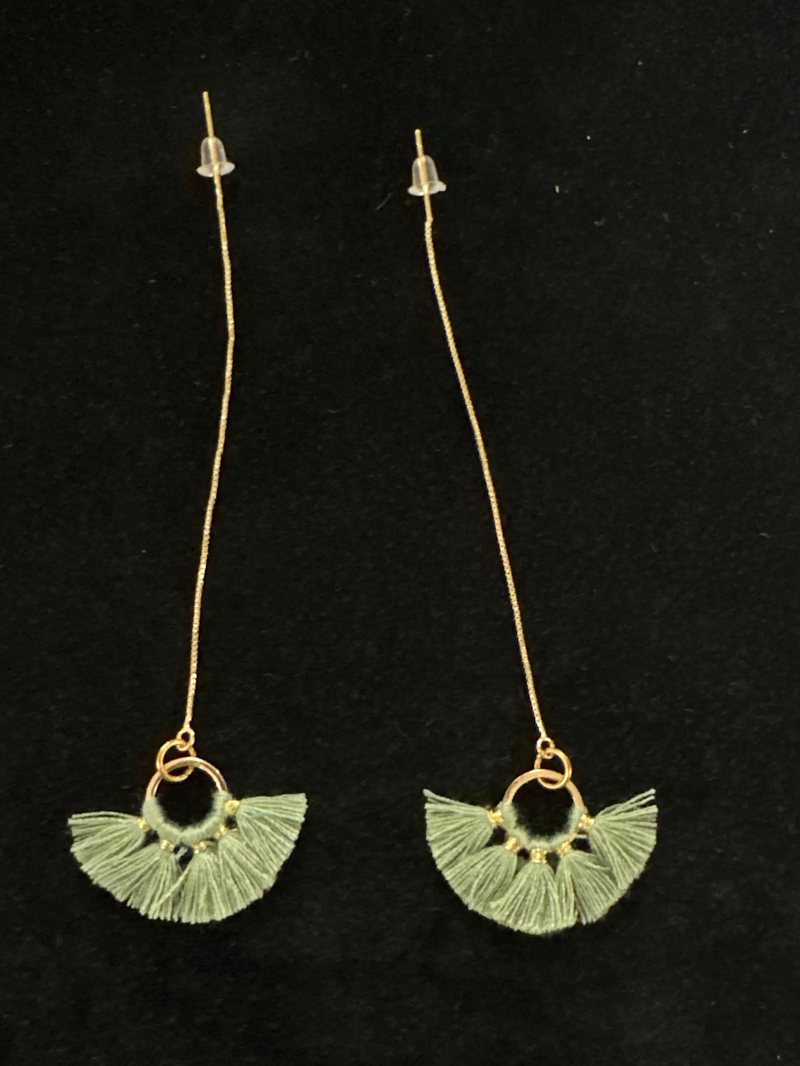 Bali Tassle Threaded Dangle Earrings