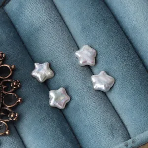 Baroque Star Pearl Stud Earrings