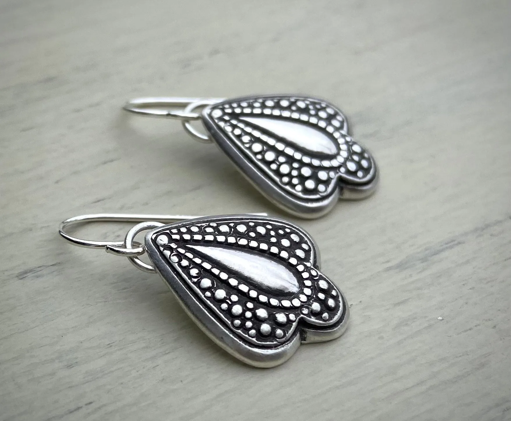 Beaded Spear Earrings