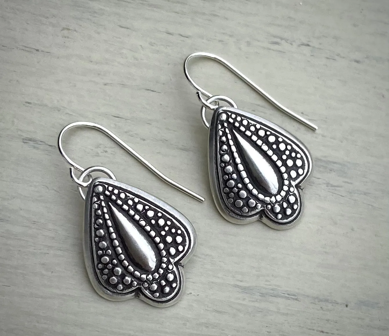 Beaded Spear Earrings