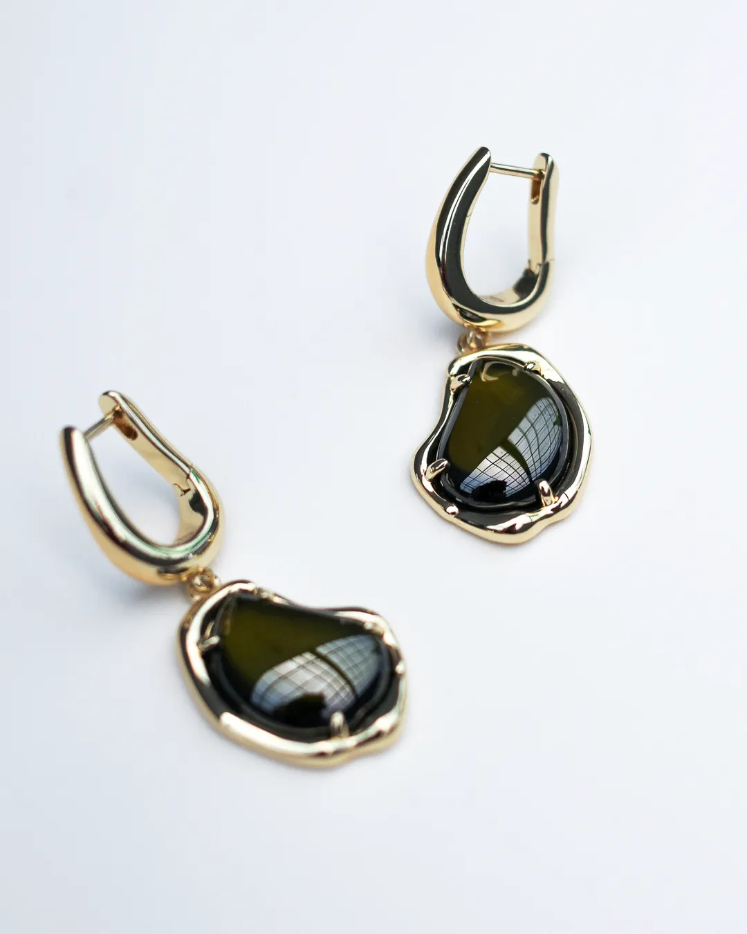 Bean Charm Earrings