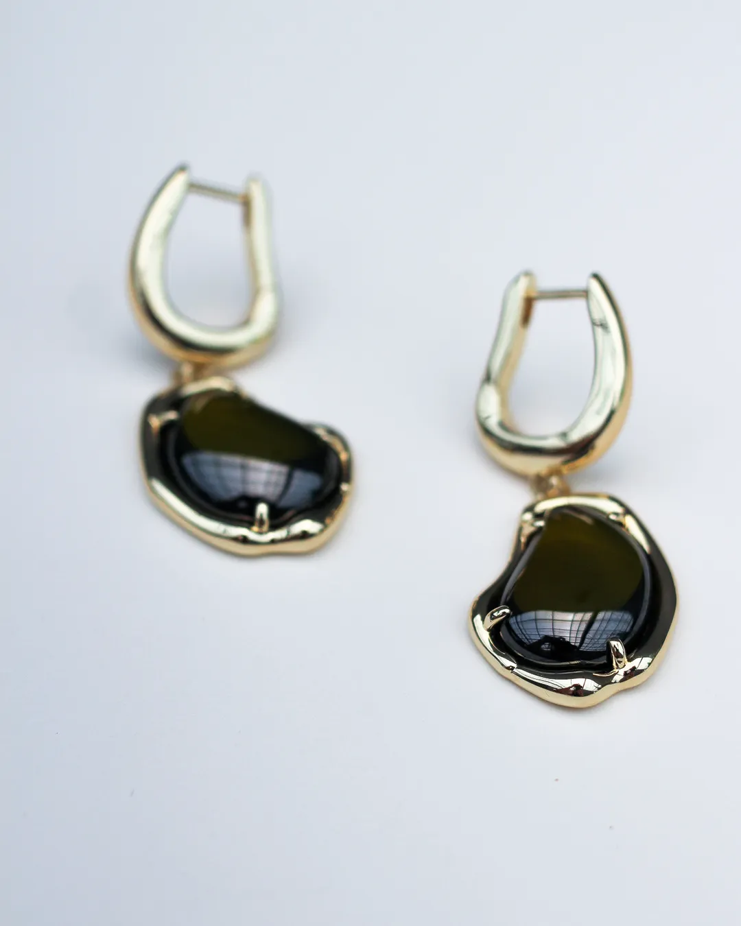 Bean Charm Earrings