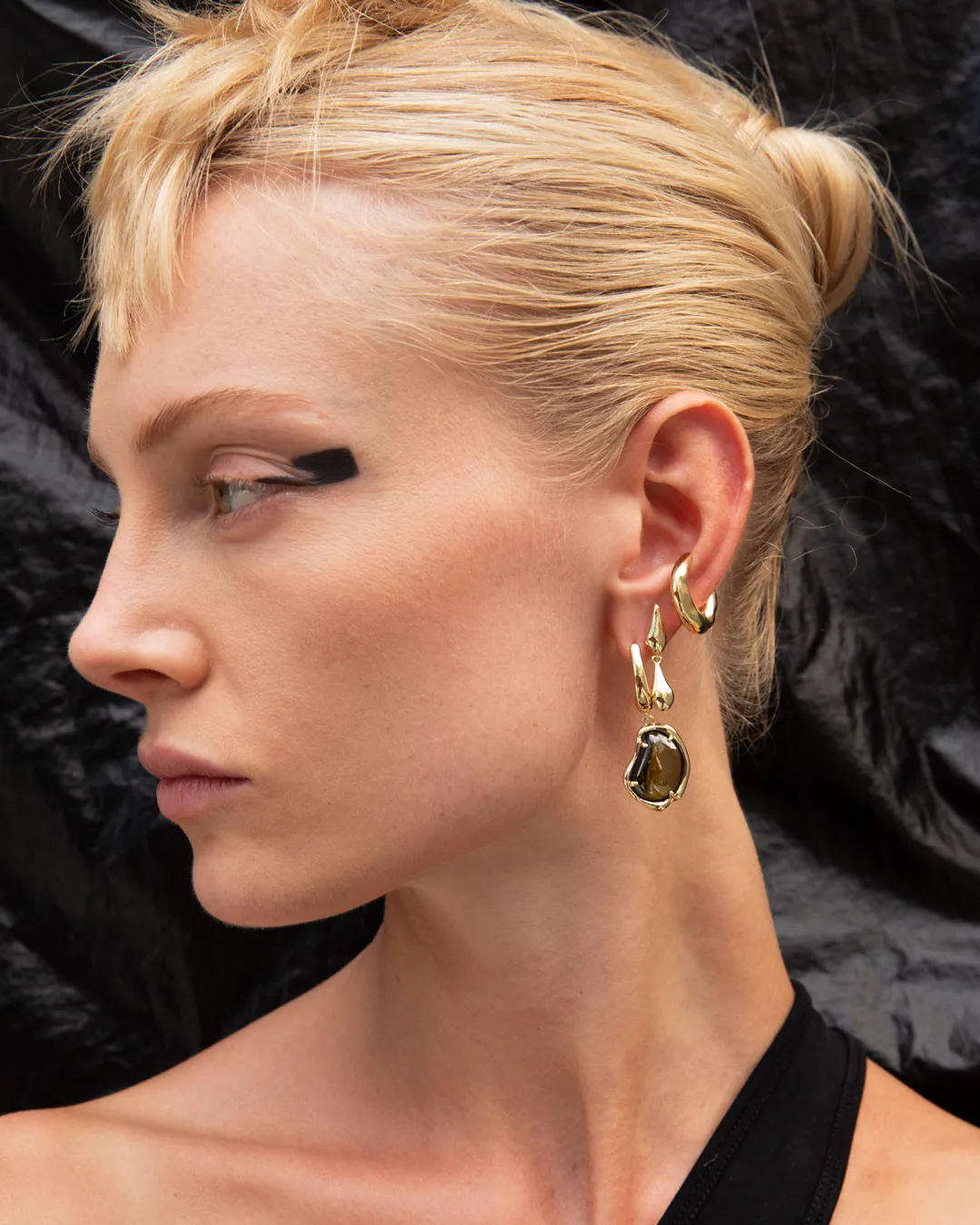 Bean Charm Earrings