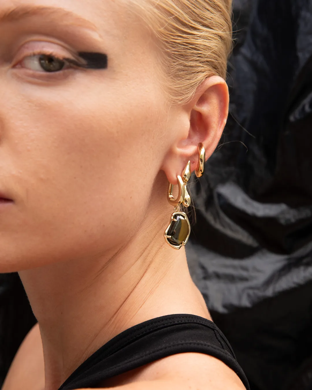 Bean Charm Earrings