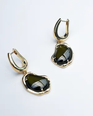 Bean Charm Earrings