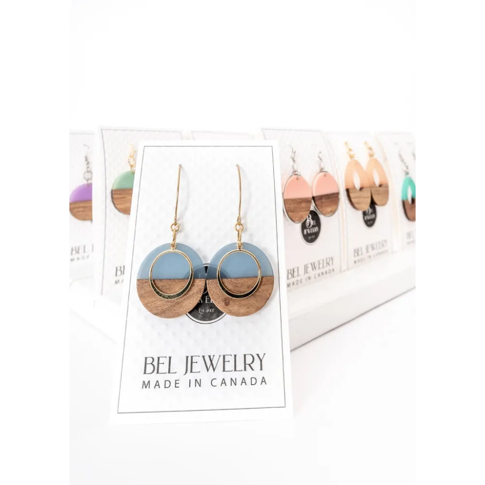 Bel Jewelry - Soda Shoppe Walnut Earring