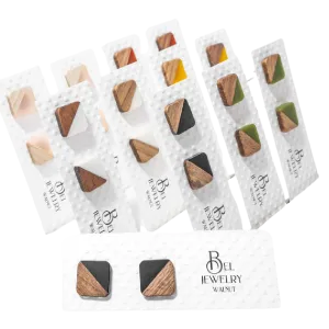 Bel Jewelry - Walnut Studs Earring Assortment