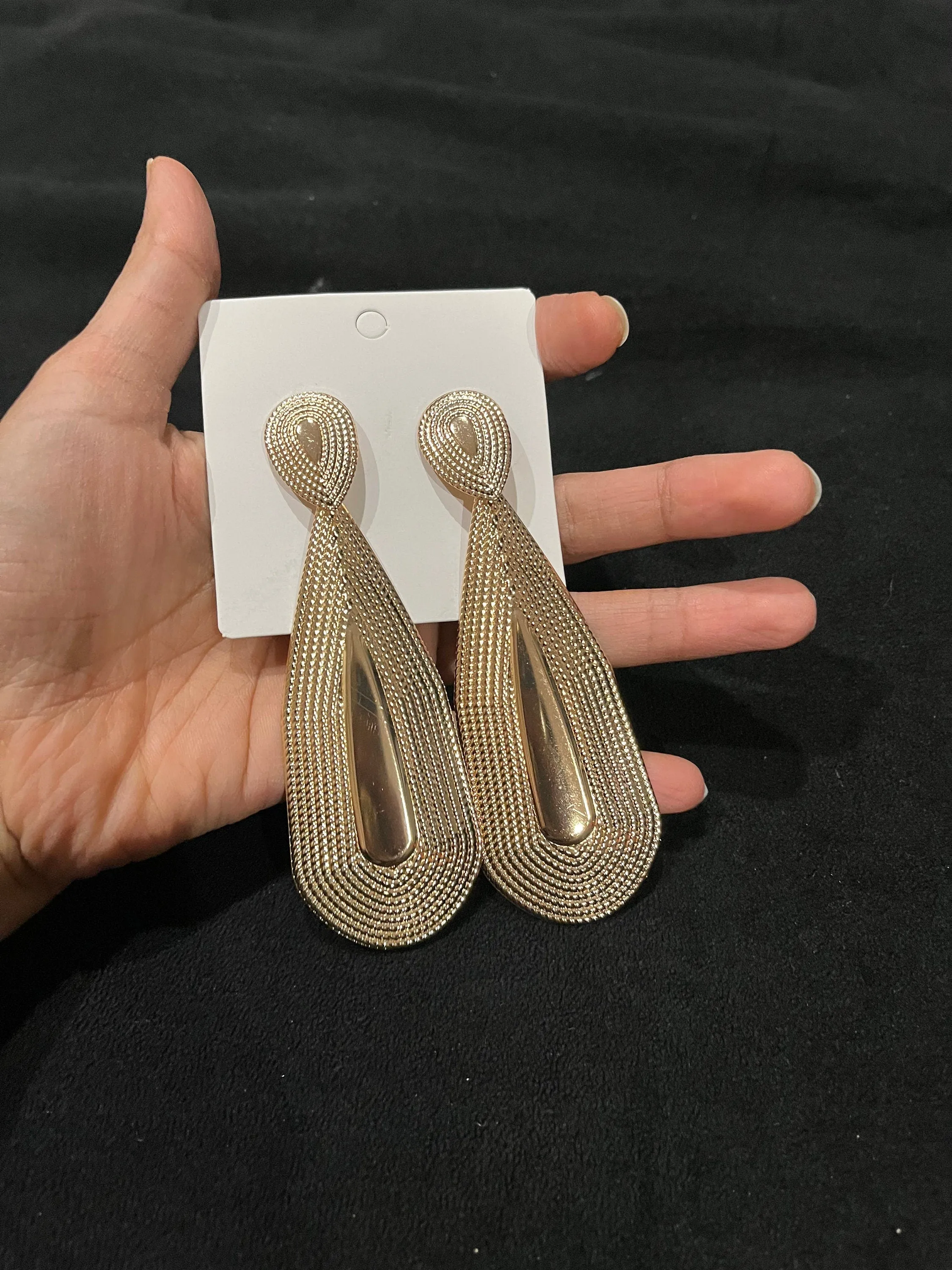 Big gold earrings , large gold earrings , huge gold stud earring , gold statement earrings , chunky gold metal earrings gold pierced