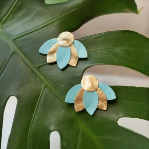 Big Lotus Earrings