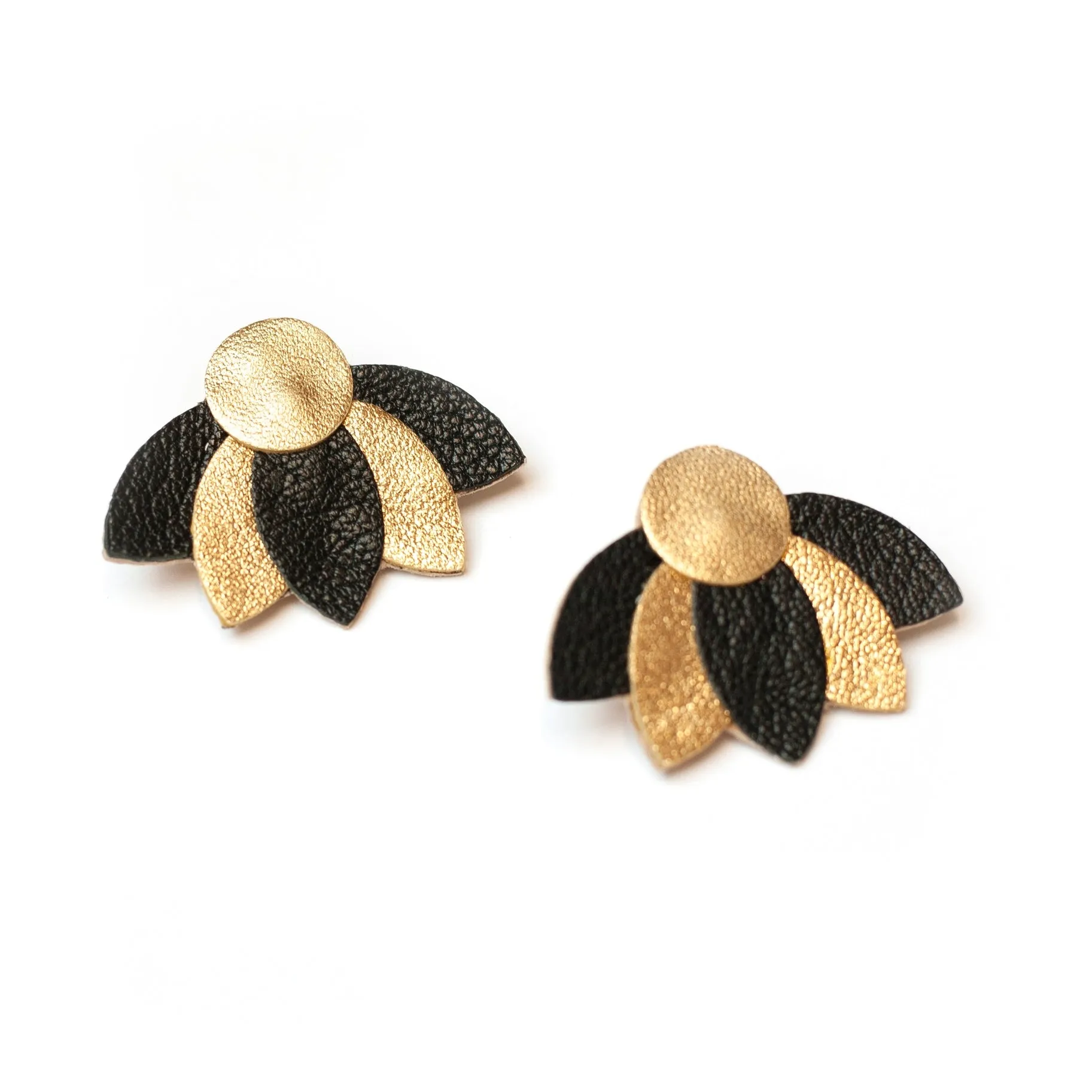 Big Lotus Earrings