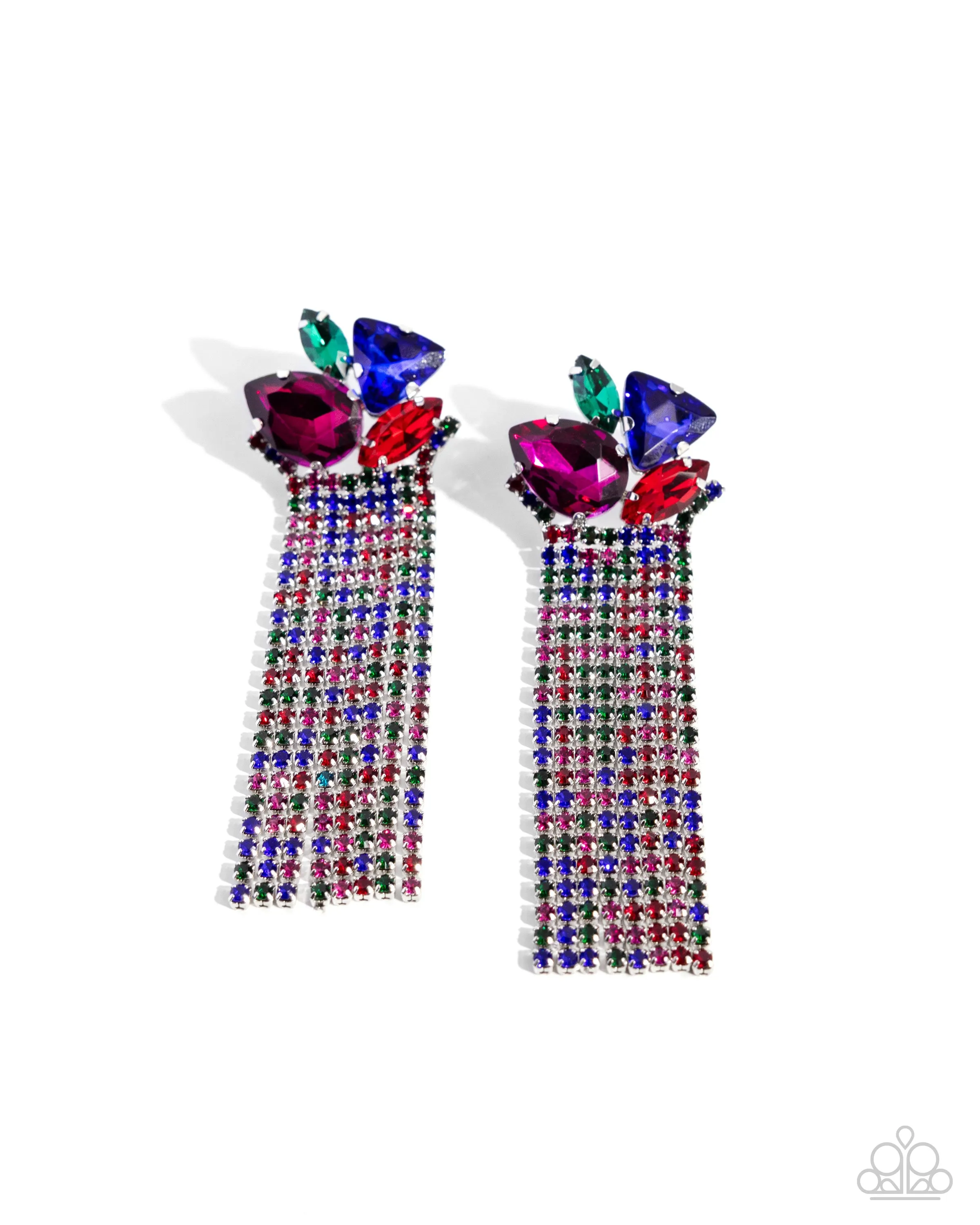 Blinding Blend - Multi Post Earring