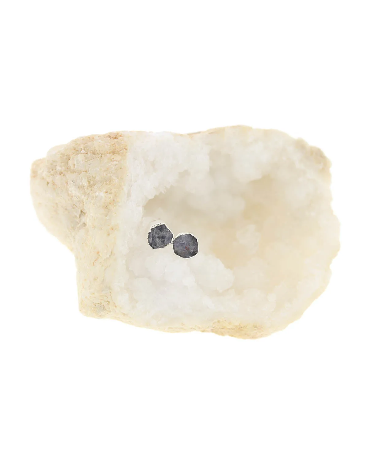 Blue Sapphire Post Earrings