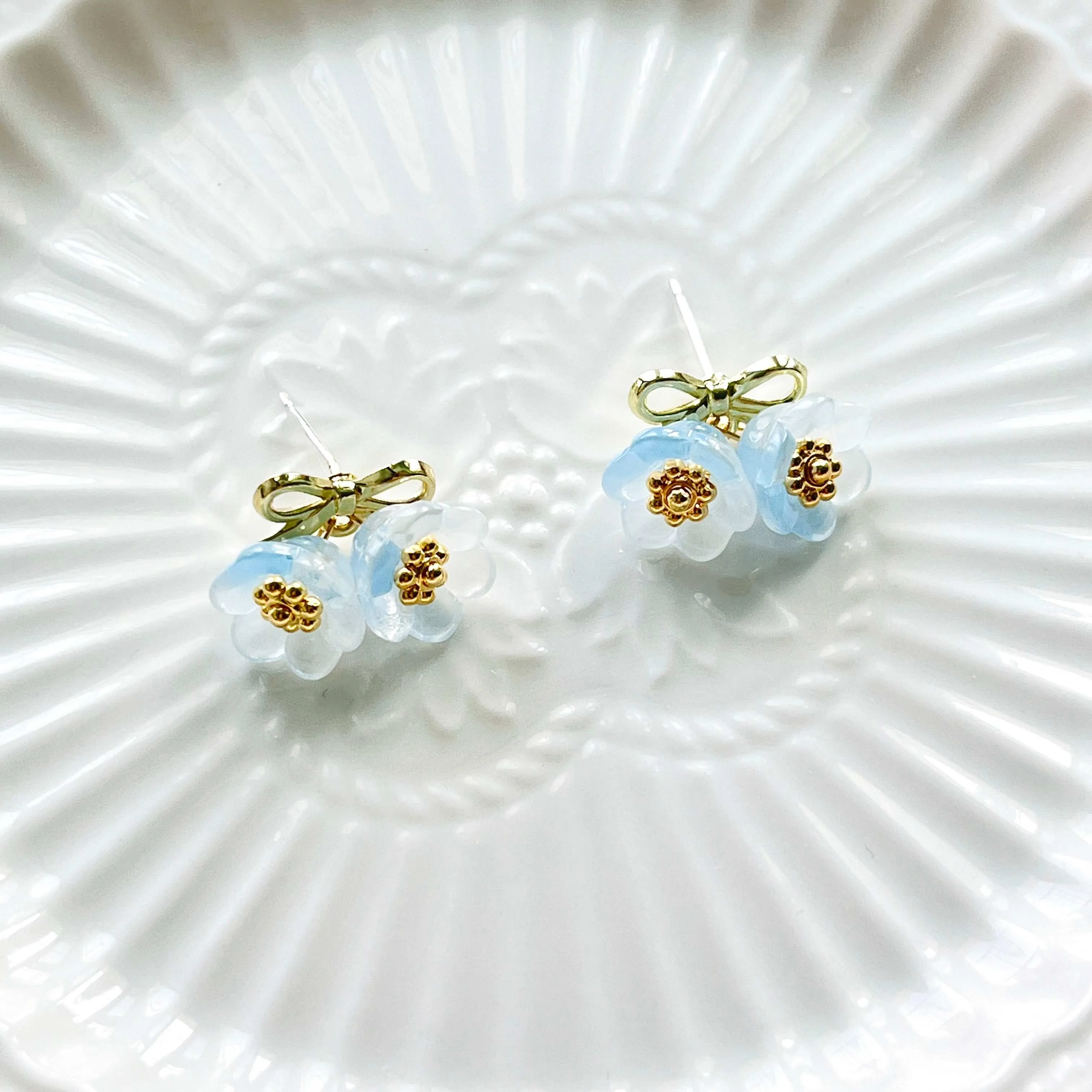 Bluebell & Bow Earrings