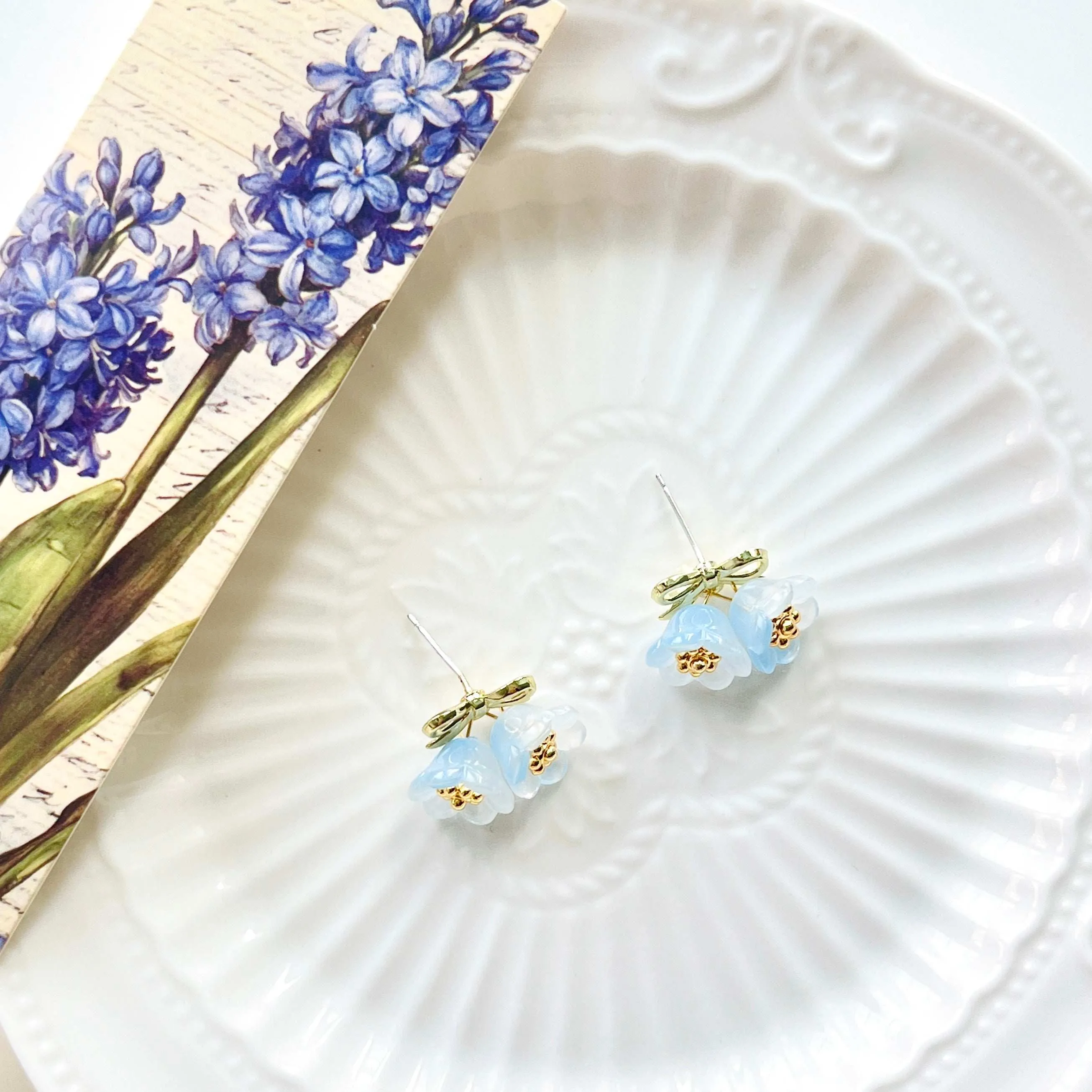 Bluebell & Bow Earrings