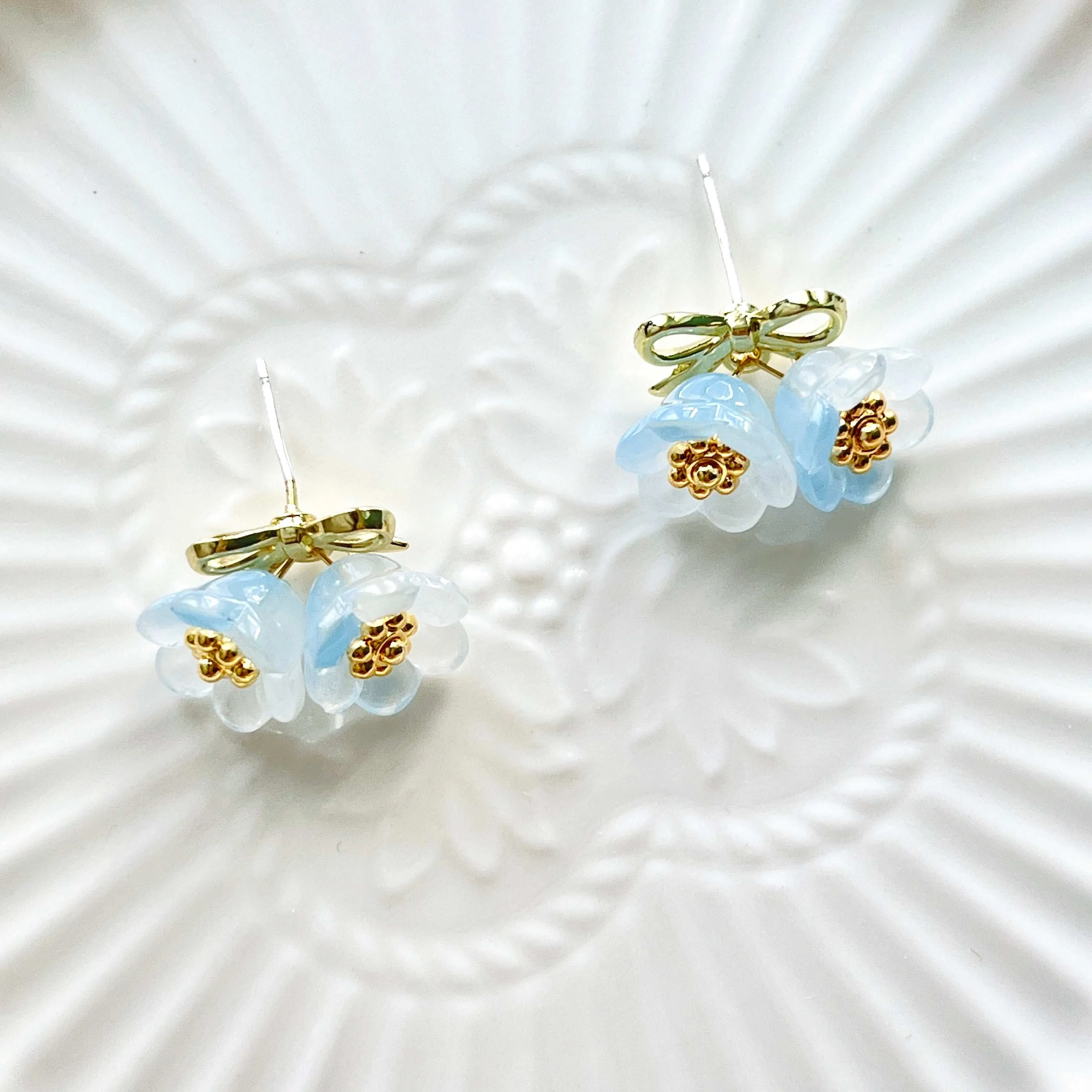 Bluebell & Bow Earrings