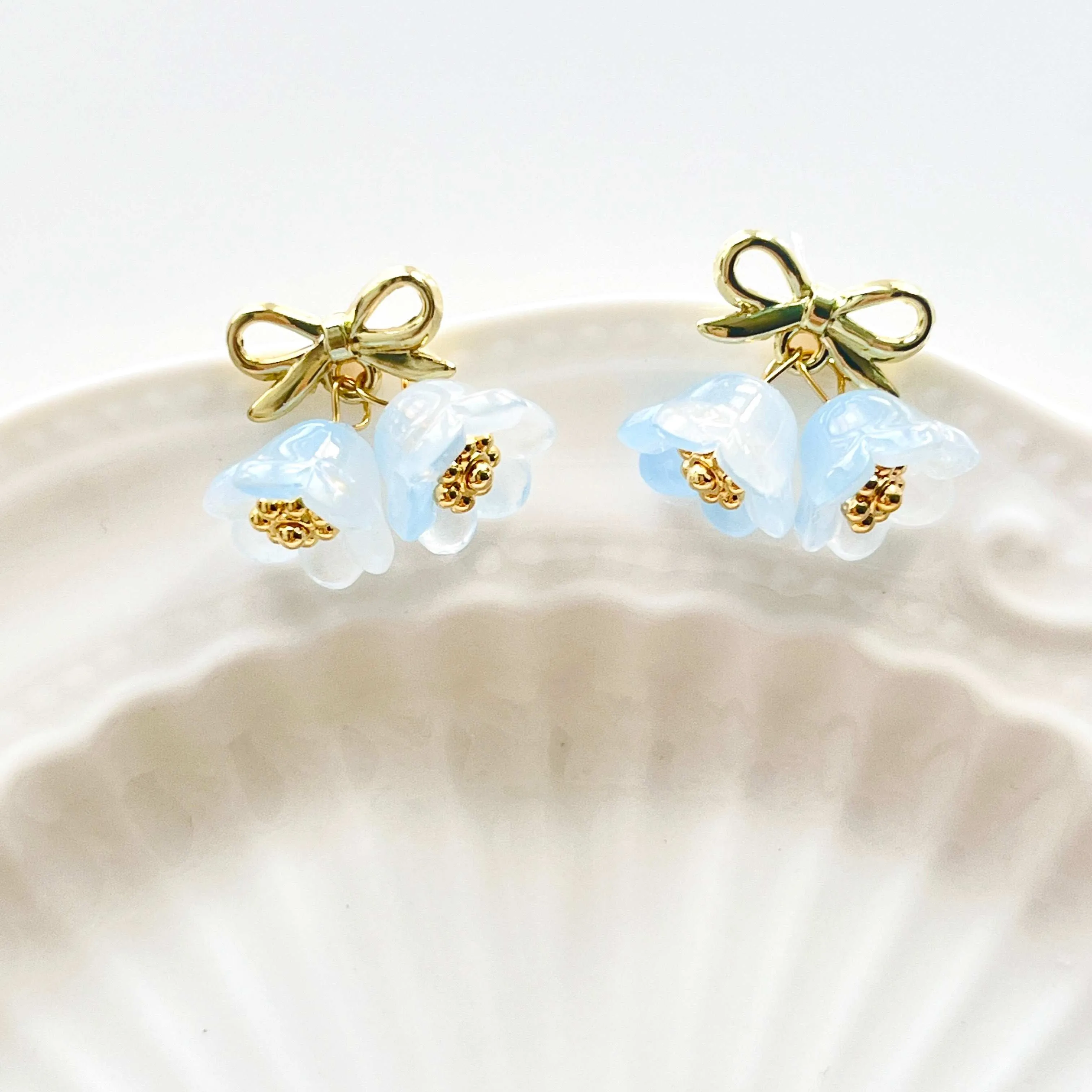 Bluebell & Bow Earrings