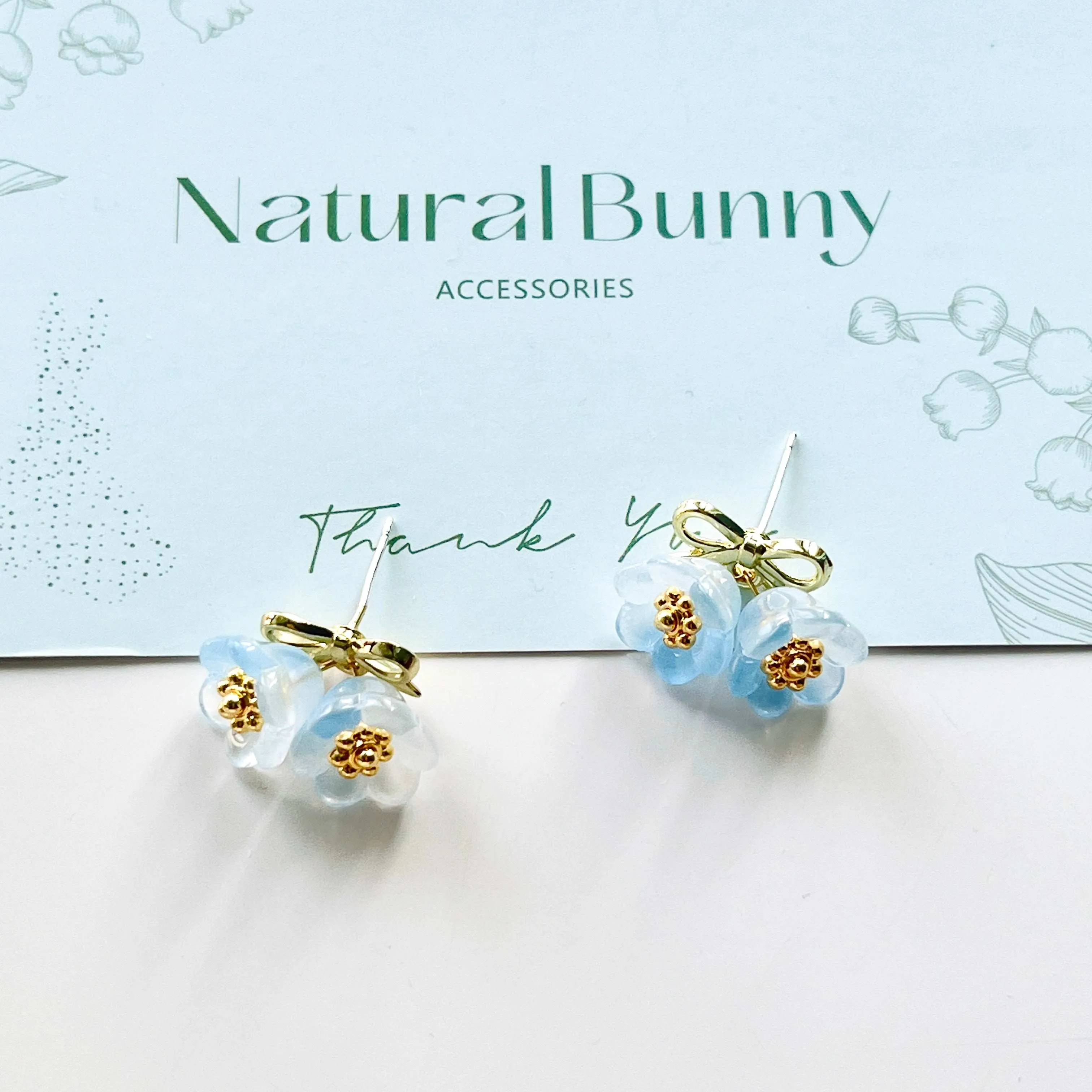 Bluebell & Bow Earrings