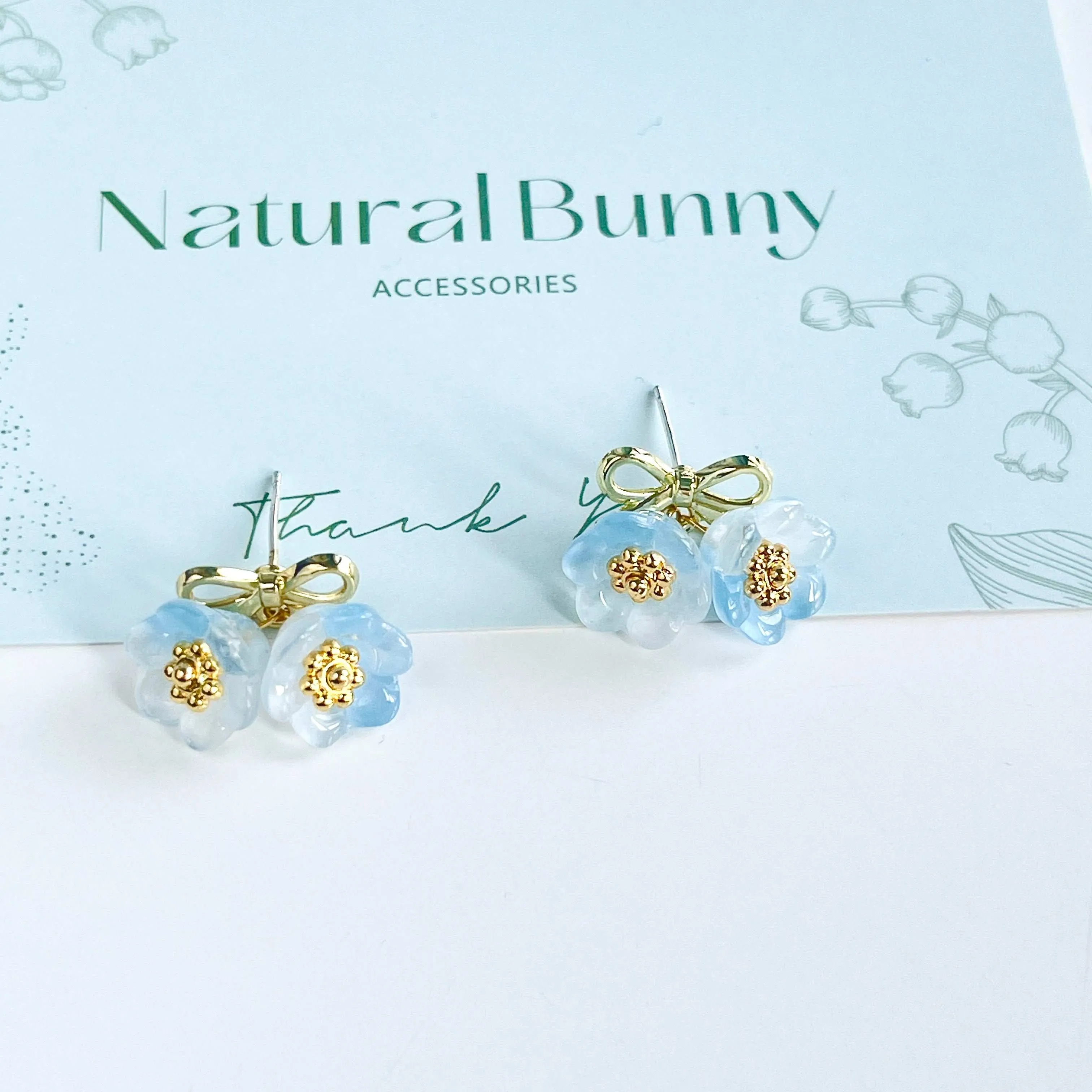 Bluebell & Bow Earrings