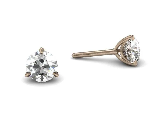 Bostonian Swag Diamond Stud Earrings