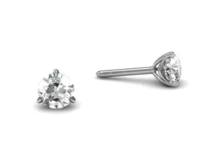 Bostonian Swag Diamond Stud Earrings