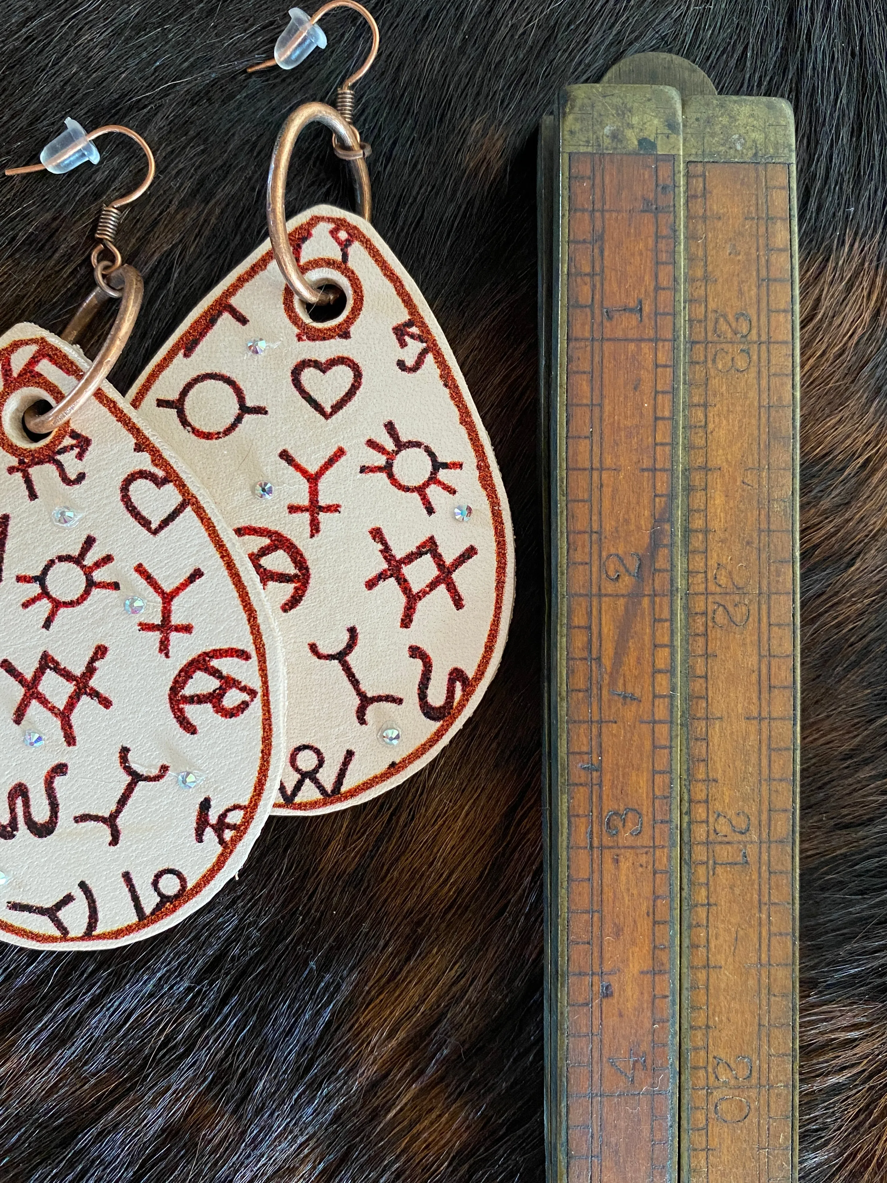 Brands Leather Earrings