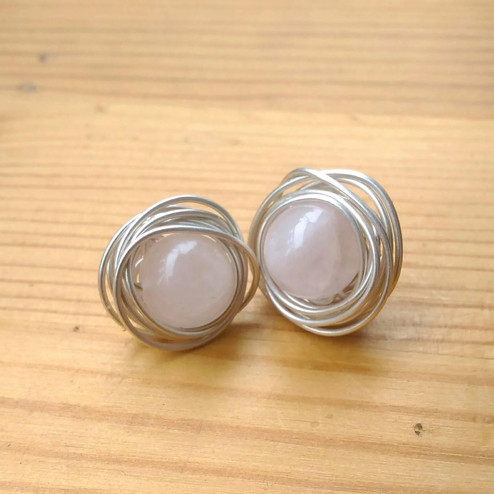 Bridesmaid gift. Stud sterling silver earrings for bridesmades. Crystal jewelry.