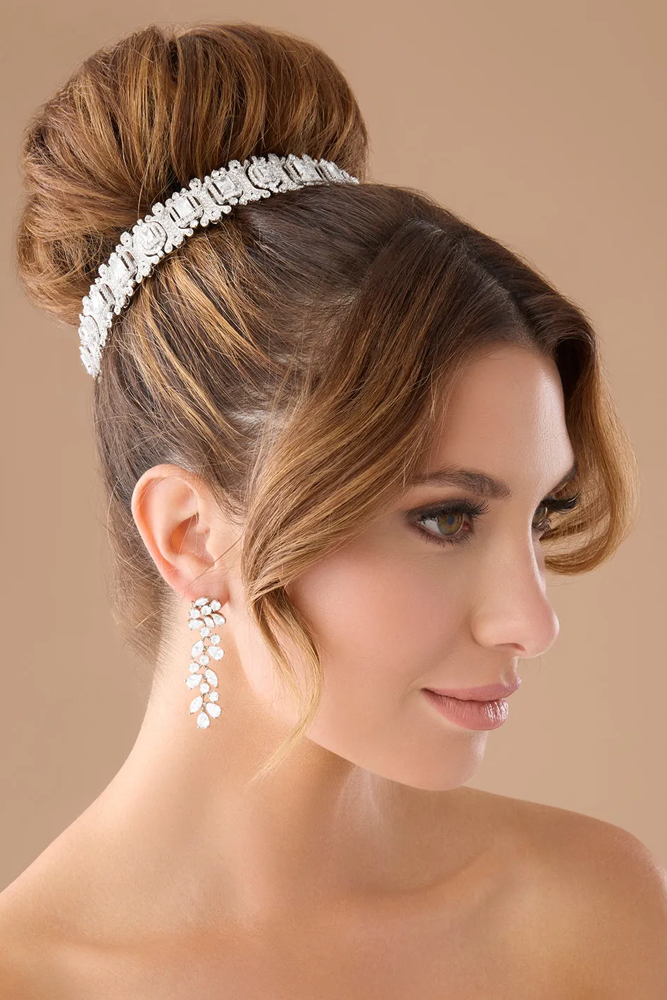 BROOKLYN Simulated Diamond Drop Earrings