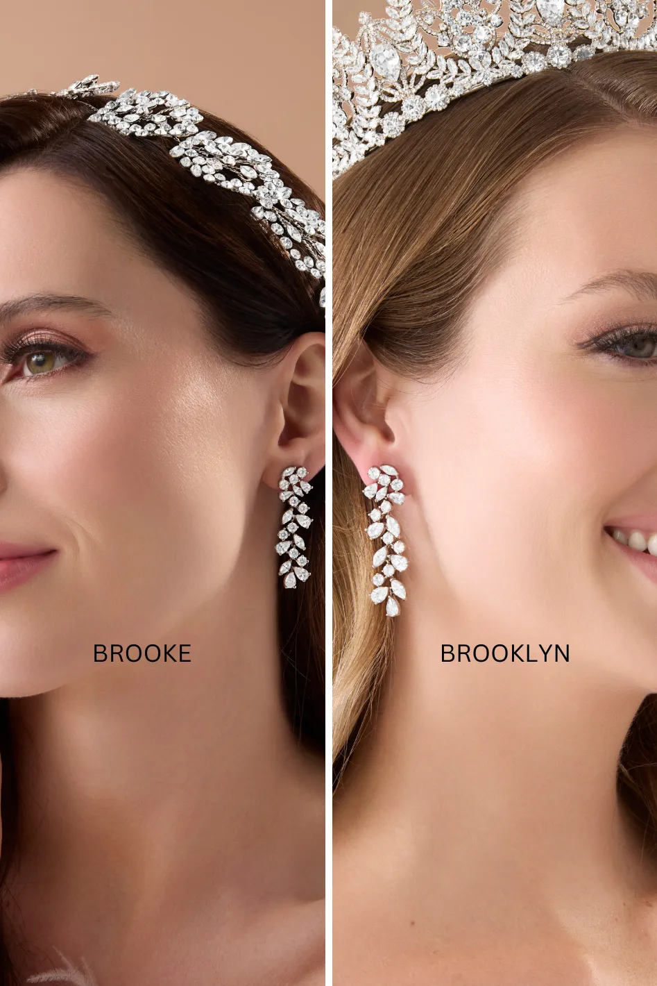 BROOKLYN Simulated Diamond Drop Earrings