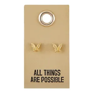 Butterfly Stud Earrings