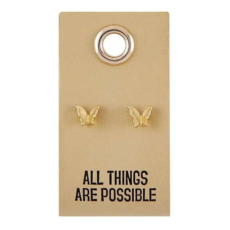 Butterfly Stud Earrings