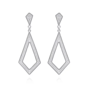 CARSON SILVER MEDIUM EARRINGS