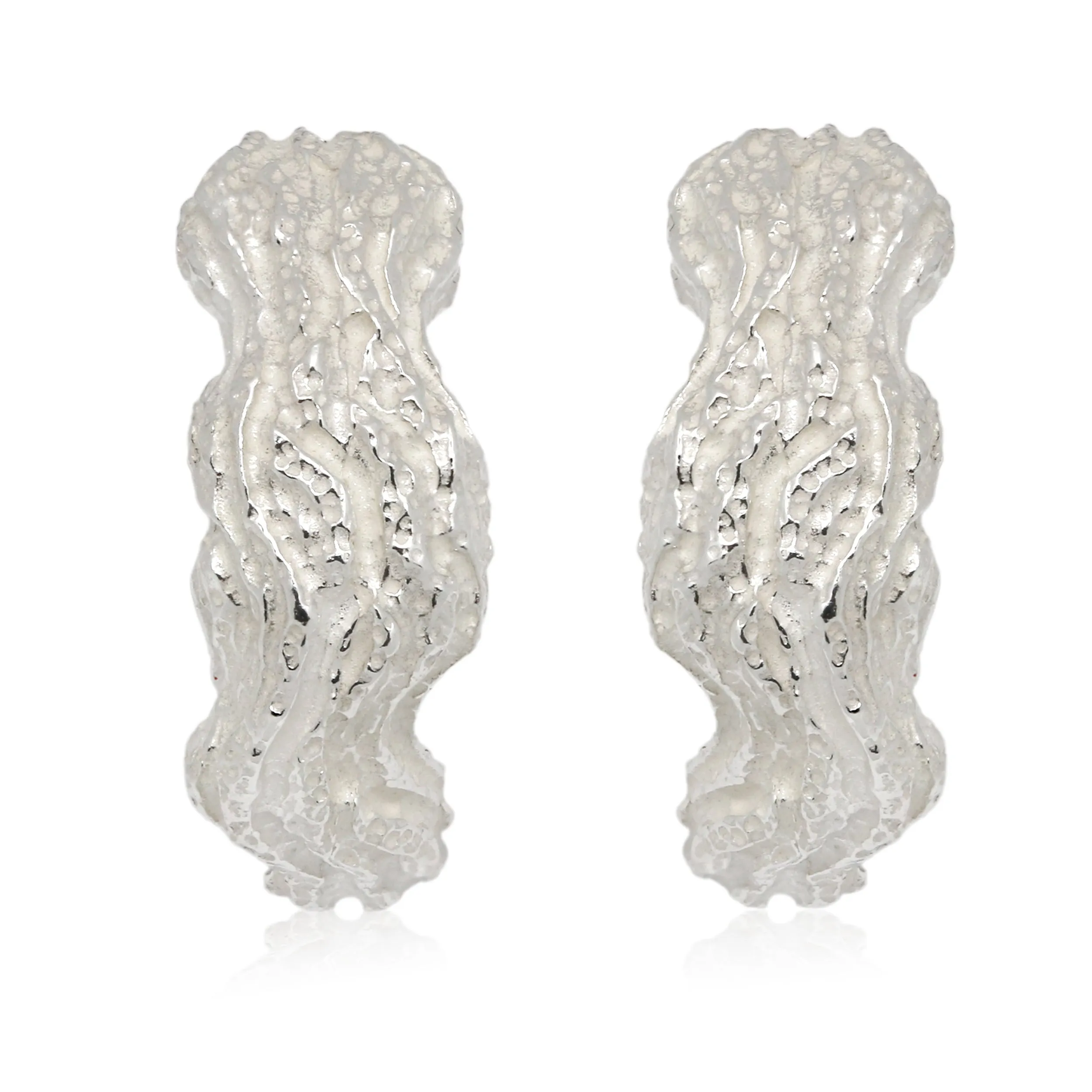 Catch the Wave Earrings Silver