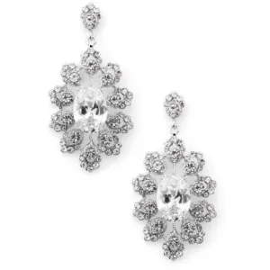 Catya Crystal and Rhinestone Earrings