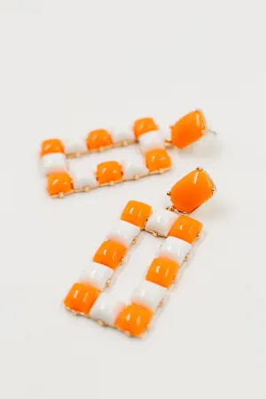 Checkered Charm Earring
