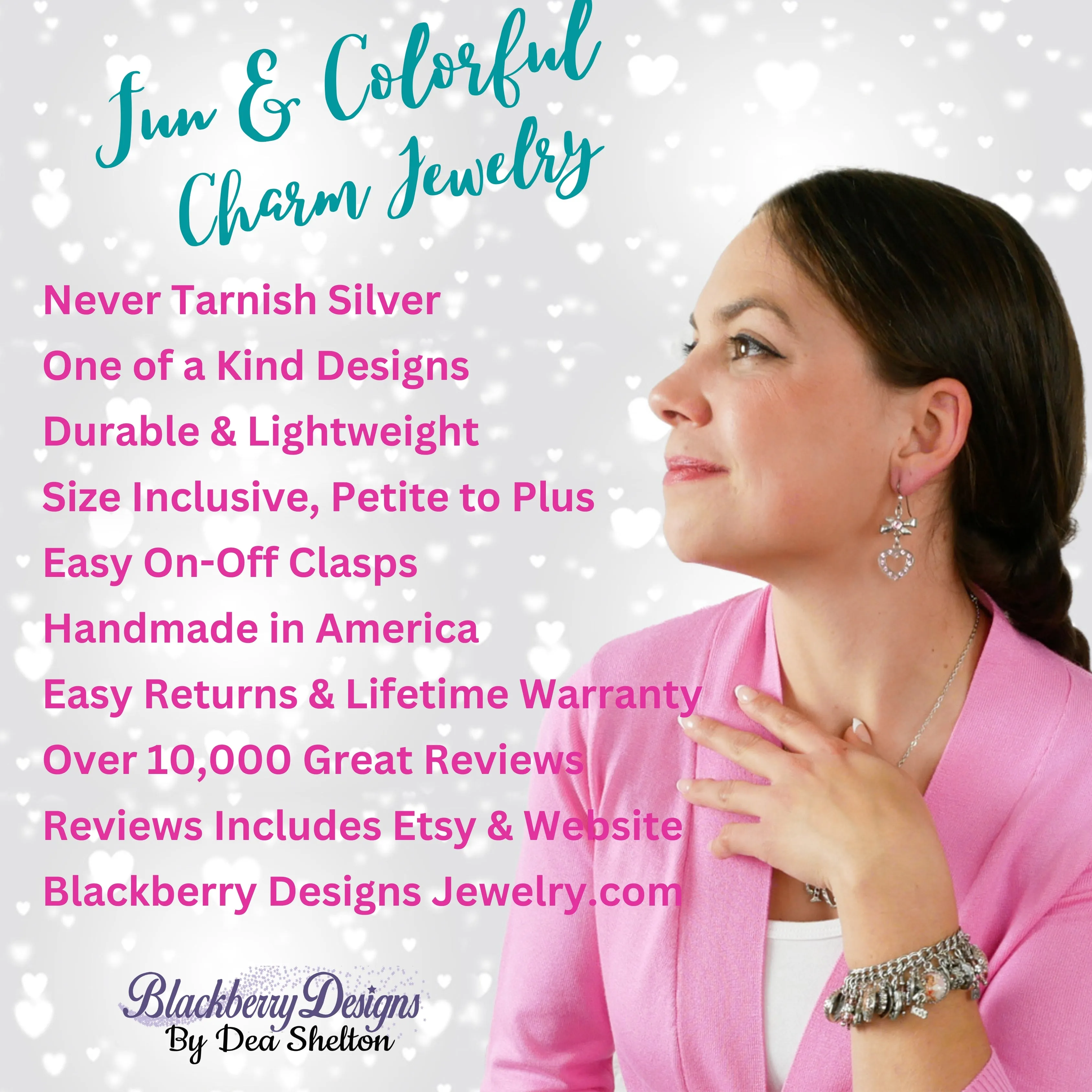 Christmas Earrings with Candy Cane Charms