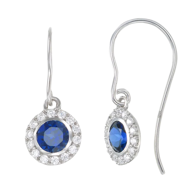 Classic Blue Sapphire Earrings
