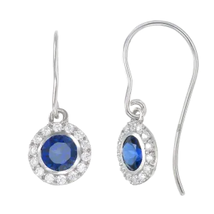 Classic Blue Sapphire Earrings
