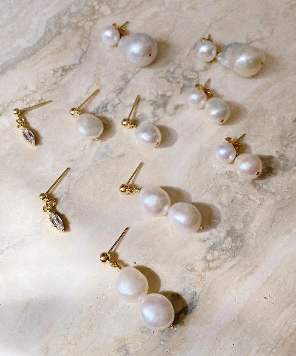 Classique | Perfect Pearl Studs