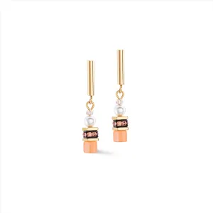 Coeur de Lion Geo Cube Earrings