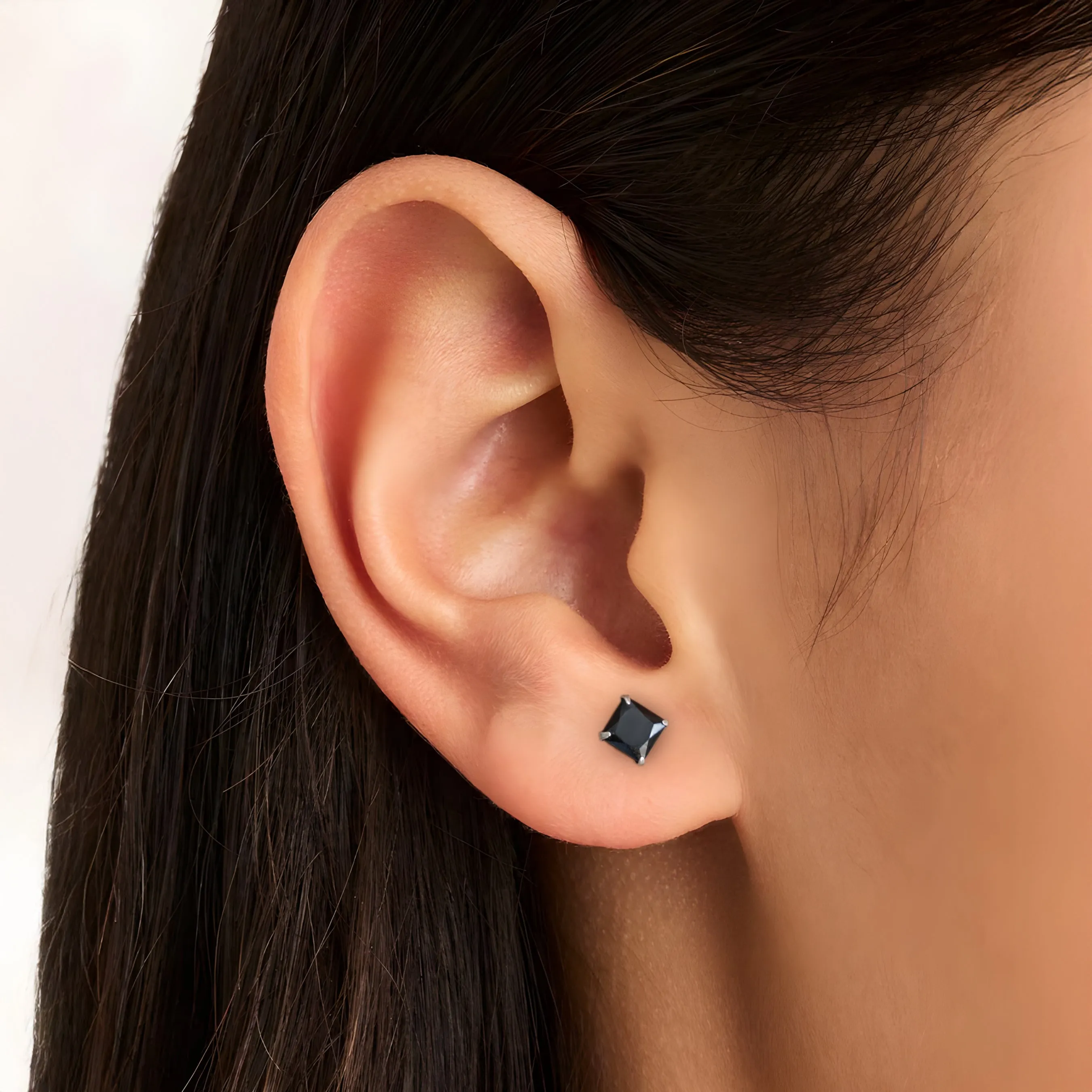 Color Your Spark Stones Unisex Silver Earrings in Vibrant Hues