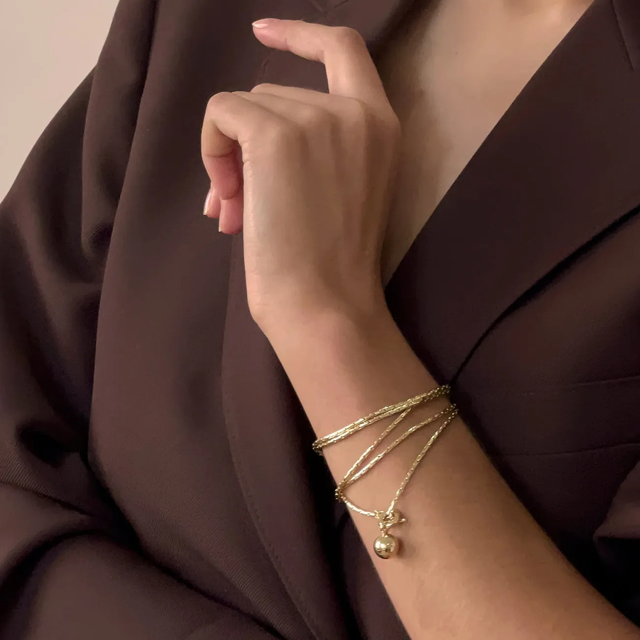 Constance Wrap Chain | Gold